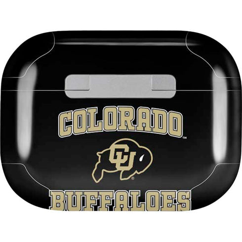 University of Colorado CU Logo on Gold AirPods Pro 2nd Gen Skin