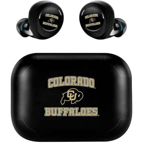 University of Colorado CU Logo on Gold Amazon Echo Buds Skin