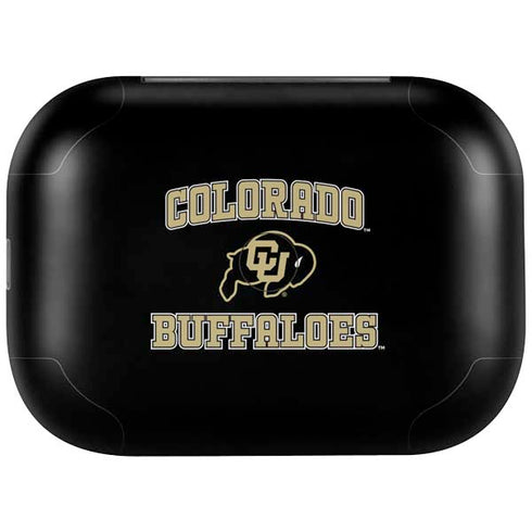 University of Colorado CU Logo on Gold Amazon Echo Buds Skin