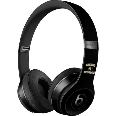 University of Colorado CU Logo on Gold Beats Solo 3 Wireless Skin