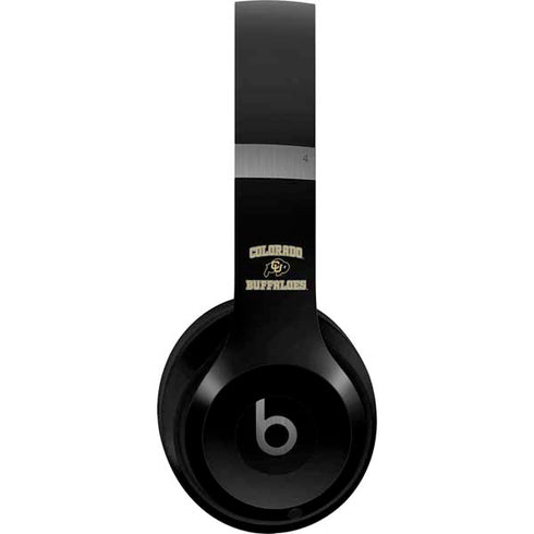 University of Colorado CU Logo on Gold Beats Solo 4 Wireless Headphones Skin