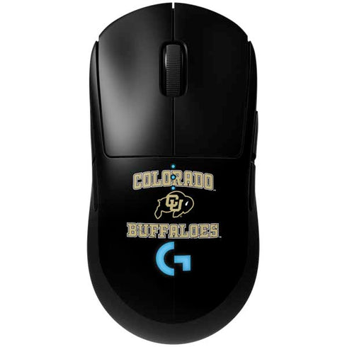 University of Colorado CU Logo on Gold G Pro Wireless Gaming Mouse Skin