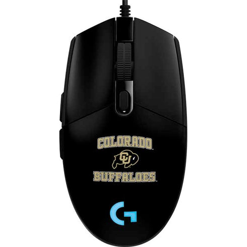 University of Colorado CU Logo on Gold G203 Prodigy RGB Wired Gaming Mouse Skin