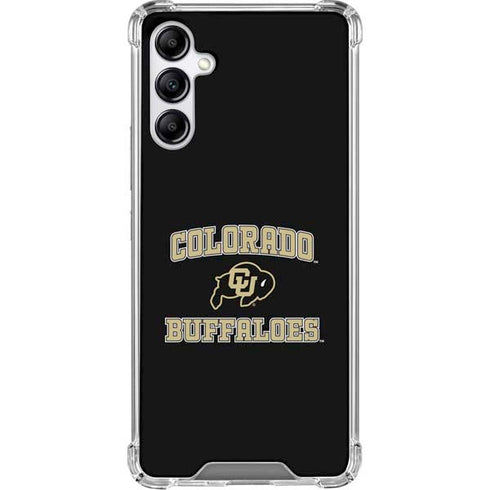 University of Colorado CU Logo on Gold Gabb Phone 4 Clear Case