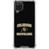 University of Colorado CU Logo on Gold Galaxy A12 Clear Case