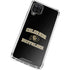 University of Colorado CU Logo on Gold Galaxy A12 Clear Case