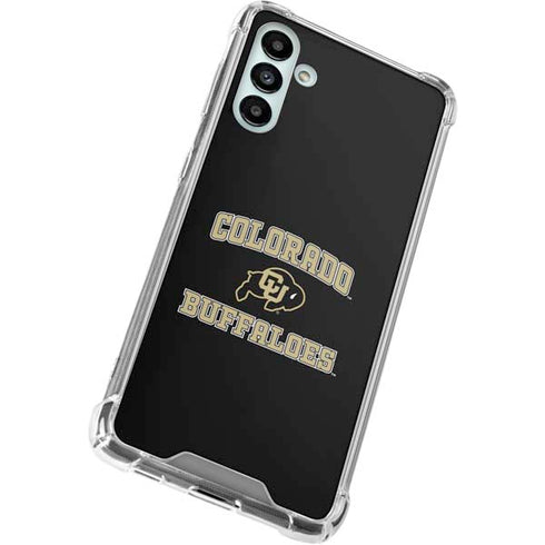 University of Colorado CU Logo on Gold Galaxy A13 5G Clear Case