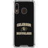 University of Colorado CU Logo on Gold Galaxy A30 Clear Case