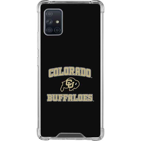 University of Colorado CU Logo on Gold Galaxy A51 5G Clear Case