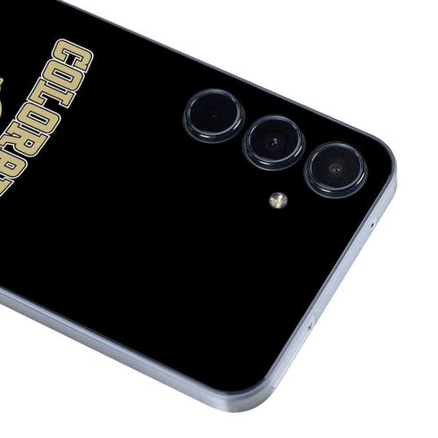 University of Colorado CU Logo on Gold Galaxy A55 5G Skin