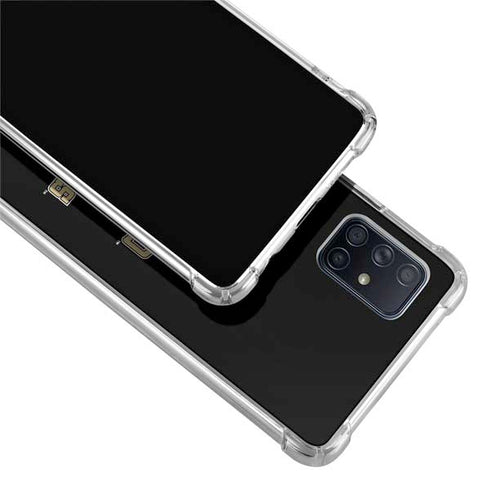 University of Colorado CU Logo on Gold Galaxy A71 5G Clear Case
