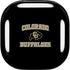 University of Colorado CU Logo on Gold Galaxy Buds Live Skin
