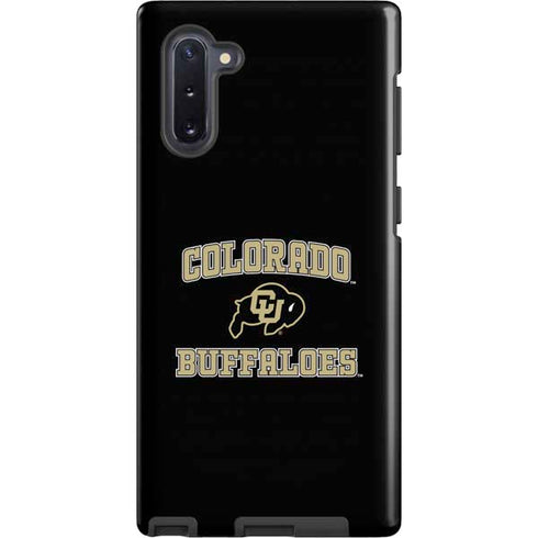 University of Colorado CU Logo on Gold Galaxy Cases