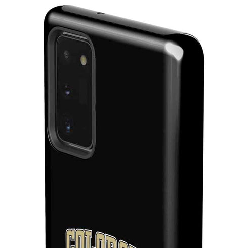 University of Colorado CU Logo on Gold Galaxy Note20 5G Pro Case