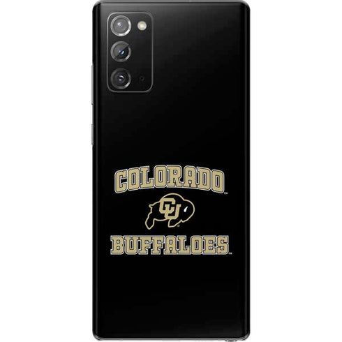 University of Colorado CU Logo on Gold Galaxy Note20 5G Skin