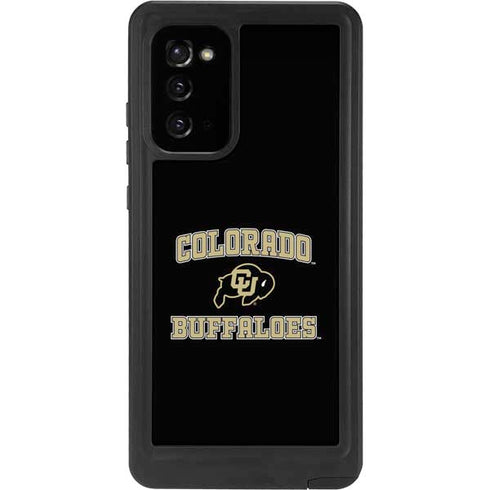University of Colorado CU Logo on Gold Galaxy Note20 5G Waterproof Case