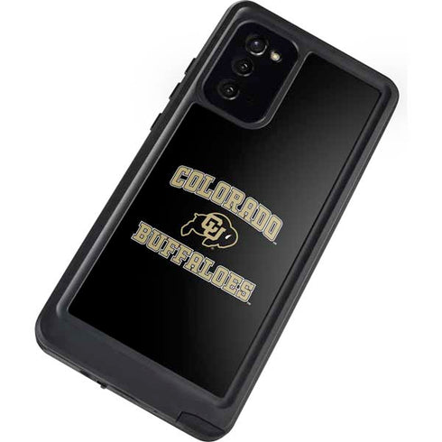University of Colorado CU Logo on Gold Galaxy Note20 5G Waterproof Case
