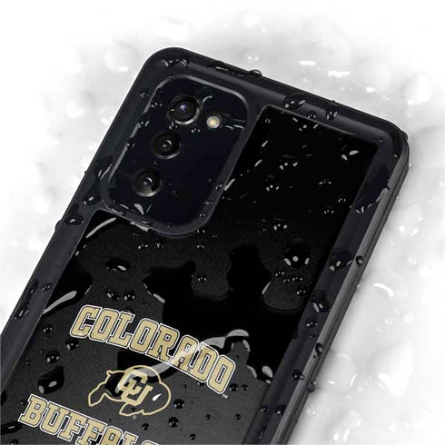 University of Colorado CU Logo on Gold Galaxy Note20 5G Waterproof Case