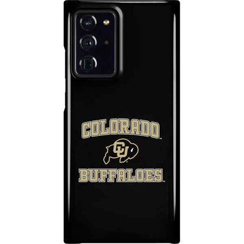University of Colorado CU Logo on Gold Galaxy Cases