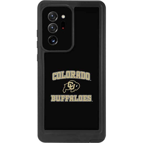 University of Colorado CU Logo on Gold Galaxy Note20 Ultra 5G Waterproof Case