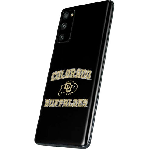 University of Colorado CU Logo on Gold Galaxy S20 Fan Edition Skin