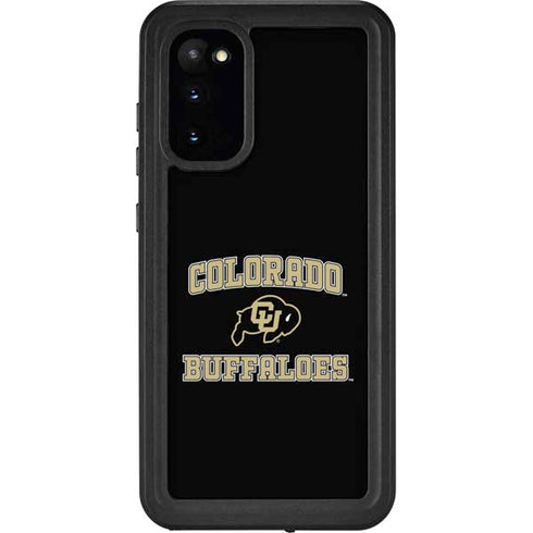 University of Colorado CU Logo on Gold Galaxy S20 Waterproof Case