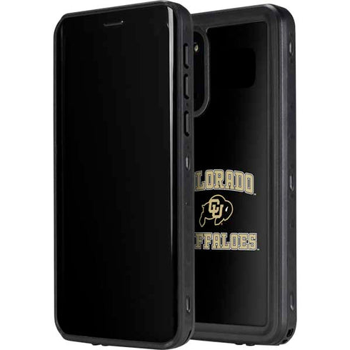 University of Colorado CU Logo on Gold Galaxy S20 Waterproof Case
