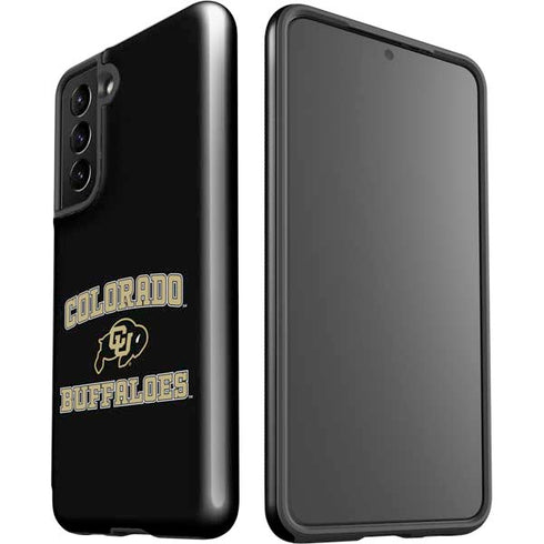 University of Colorado CU Logo on Gold Galaxy S21 5G Pro Case