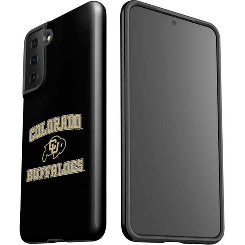 University of Colorado CU Logo on Gold Galaxy S21 FE Pro Case