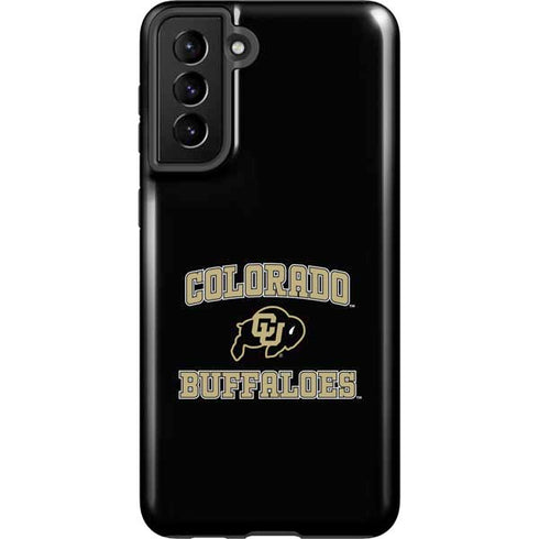University of Colorado CU Logo on Gold Galaxy S21 Plus 5G Pro Case