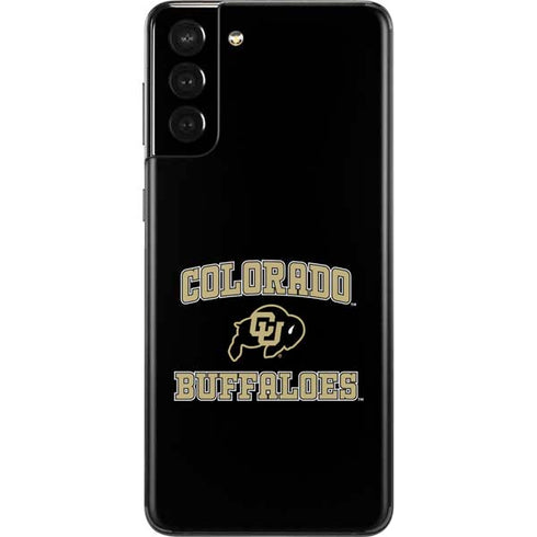 University of Colorado CU Logo on Gold Galaxy S21 Plus 5G Skin