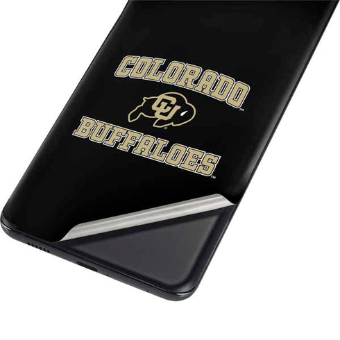 University of Colorado CU Logo on Gold Galaxy S21 Plus 5G Skin