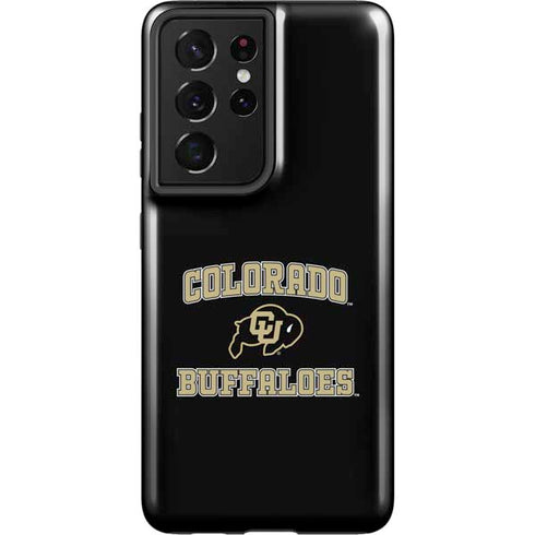 University of Colorado CU Logo on Gold Galaxy S21 Ultra 5G Pro Case