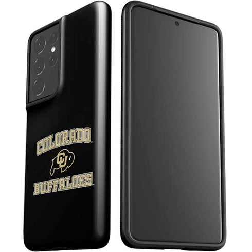 University of Colorado CU Logo on Gold Galaxy S21 Ultra 5G Pro Case
