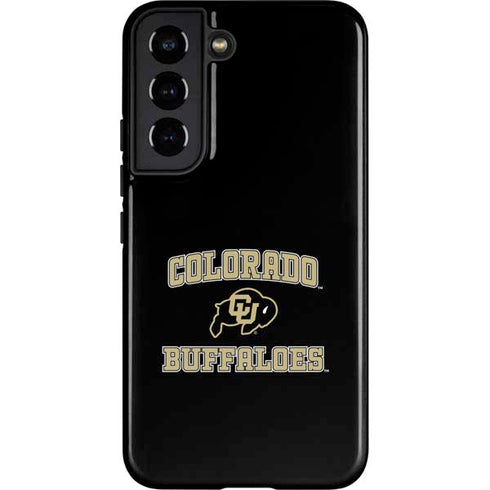 University of Colorado CU Logo on Gold Galaxy S22 Pro Case