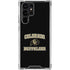 University of Colorado CU Logo on Gold Galaxy S22 Ultra Clear Case