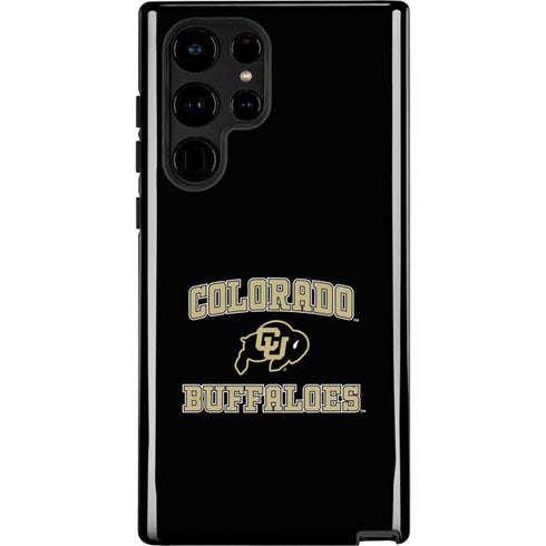University of Colorado CU Logo on Gold Galaxy S22 Ultra Pro Case