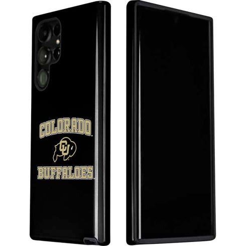 University of Colorado CU Logo on Gold Galaxy S22 Ultra Pro Case