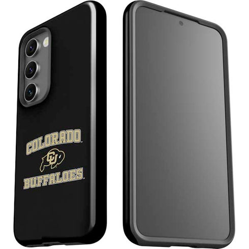 University of Colorado CU Logo on Gold Galaxy S23 Plus Pro Case