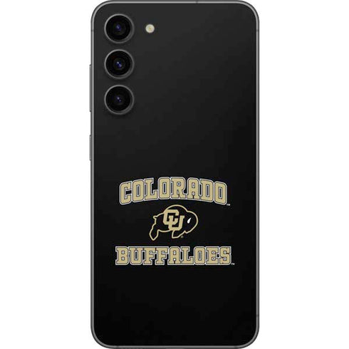 University of Colorado CU Logo on Gold Galaxy S23 Plus Skin