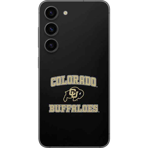University of Colorado CU Logo on Gold Galaxy S23 Skin