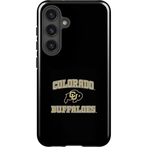 University of Colorado CU Logo on Gold Galaxy S25 Impact Case