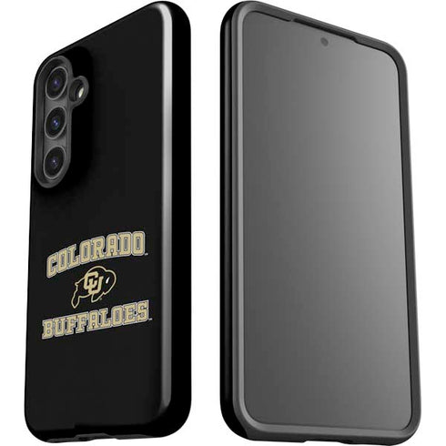 University of Colorado CU Logo on Gold Galaxy S25 Impact Case
