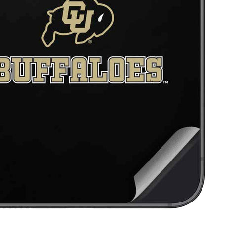 University of Colorado CU Logo on Gold Galaxy S24 Plus Skin