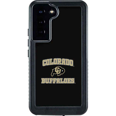 University of Colorado CU Logo on Gold Galaxy S24 Plus Waterproof Case