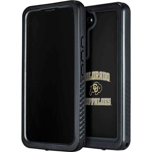 University of Colorado CU Logo on Gold Galaxy S24 Plus Waterproof Case