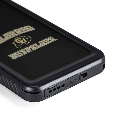 University of Colorado CU Logo on Gold Galaxy S24 Waterproof Case