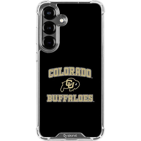 University of Colorado CU Logo on Gold Galaxy S26 Plus Clear Case