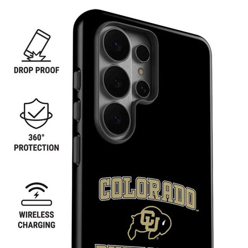 University of Colorado CU Logo on Gold Galaxy S26 Ultra Impact Case