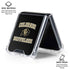 University of Colorado CU Logo on Gold Galaxy Z Flip7 Clear Case